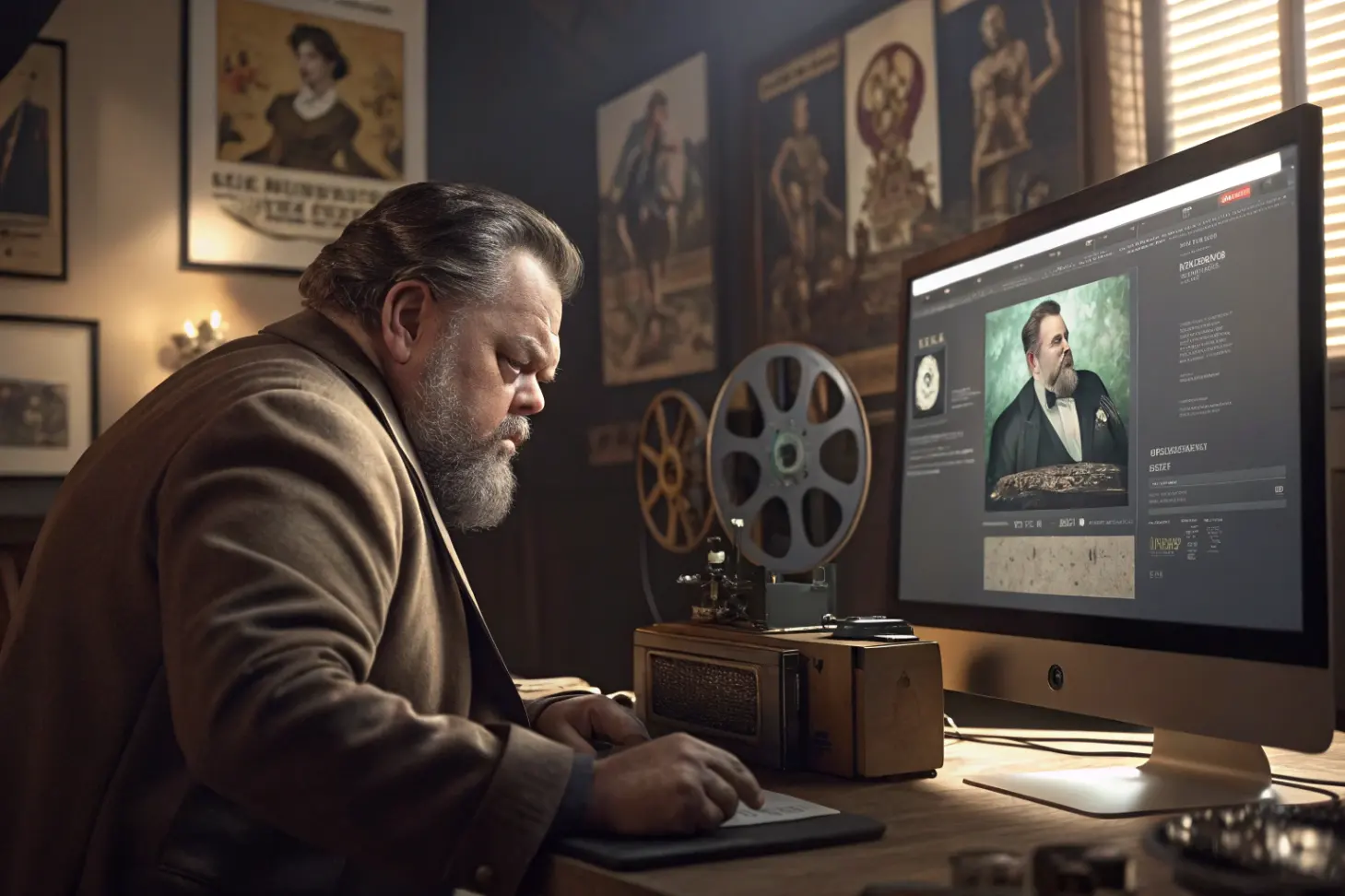 AI-реконструкция Орсона Уэллса и утраченный фильм